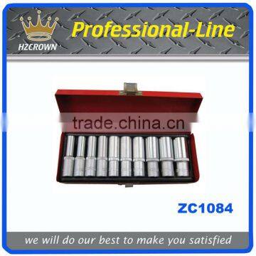 10pcs 1/2"dr deep socket set