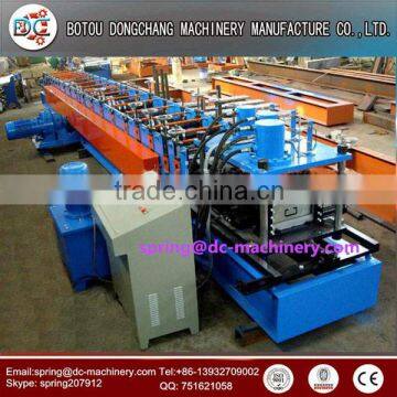 Auto-change U/M/C/Z steel purline roll forming machine