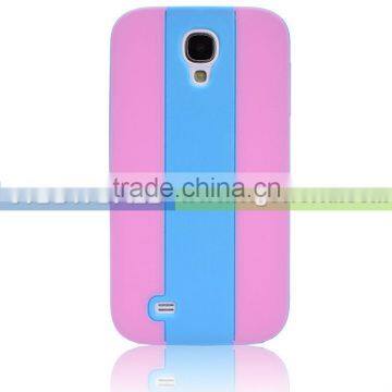 PC + TPU Hybrid Case For Samsung S4 i9500 - Colorful