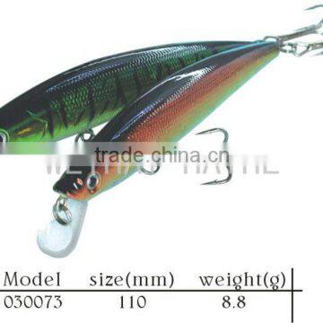 10cm length hard plastic stickbait minnow fishing bait