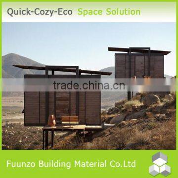 Rock Wool Moistureproof Sunlight Galvanized Prefabricated Villas