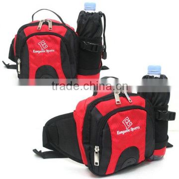 sport running belt bag with polyester fabric