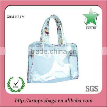 Stylish pvc tote bag handbag for lady