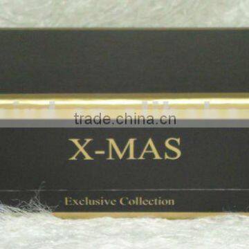 X-mas/Noel Scented Soy Candle Set with high-end cardboard box