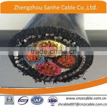 0.6/1kV 4*70mm2 /4*95mm2 Copper conductor XLPE insulation steel wire SWA armoured power cable CU/XLPE /PVC