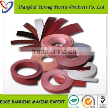 bed room furniture pvc edge banding for particle board/table rubber edging