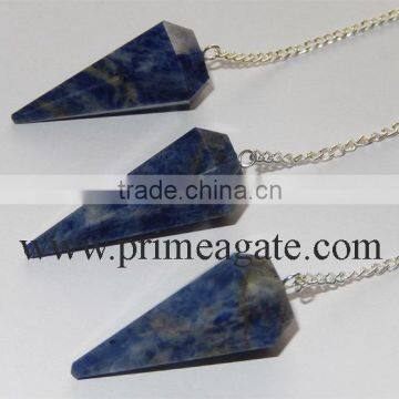 Sodalite Facetted Pendulum | Wholesale Gemstone Pendulums