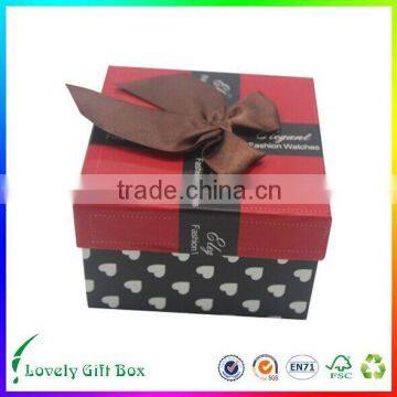 2016 hot sales luxury custom design fancy gift box for watch box