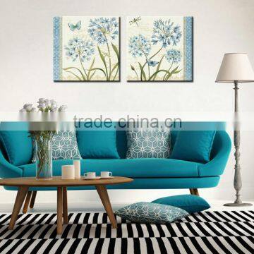 Modern Home Decor Abstract Art Canvas Flower Oil Painting