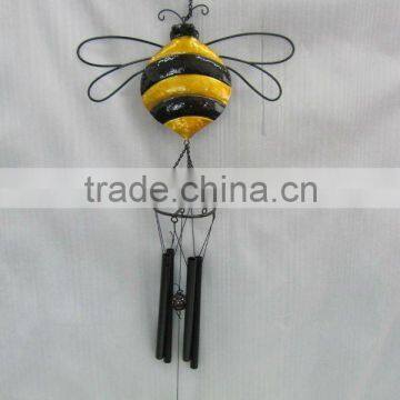 new! halloween metal bee windchime