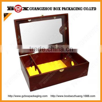 wholesale luxury window box high quality wine box