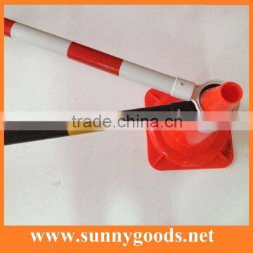 length230mm road barricade PVC retractable pole barriers