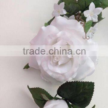 High-end Artificial Silk Rose and Lily Garland for sale