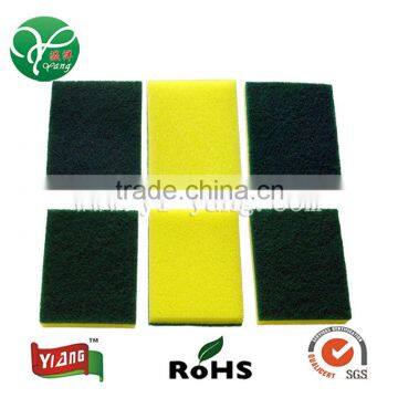 green sponge scrubber