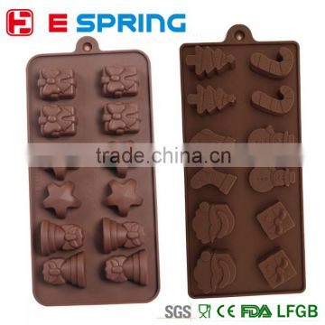 custom made polycarbonate silicone chocolate mould for cake decorating