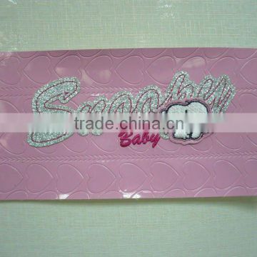 embroidery PU patch for garments