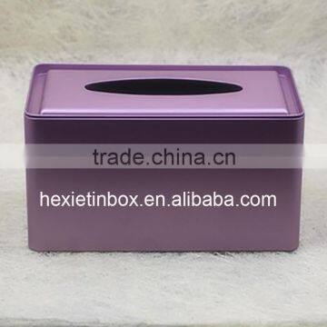 2016 Rectangular Metal Tissue Paper Tin Box Square Box