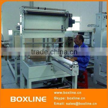 Semi automatic people Pe film shrink wrap machine