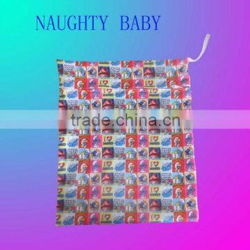 One pocket printed cloth diaper wetbag, diaper bag manufacturer