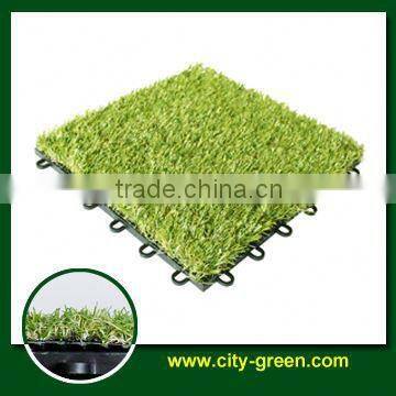 interlocking artificial grass tile
