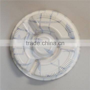 SM1-2118ZY-B Clear Eco-friendly Packaging PS Round Party Tray photo-5