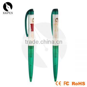 Naked Chinese girl floating woman pen with custom logo