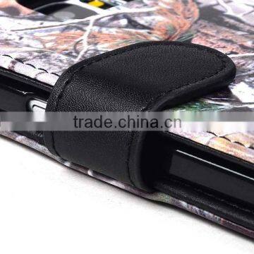 Flowers Printed Flip Stand Cover for Samsung Galaxy S7 Edge Leather Case B044265(4) photo-6