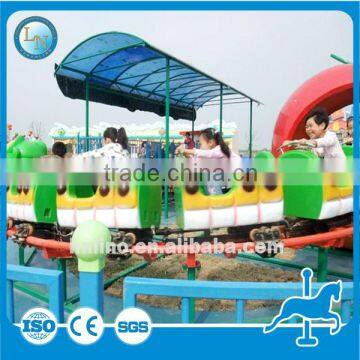 2016 Amusement Park Electric Train Toy Children Train Ride Track Mini Apple Train Rides for Sale photo-3