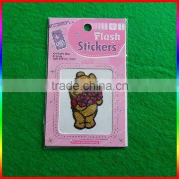 mobile phone glitter powder cartoon sticker