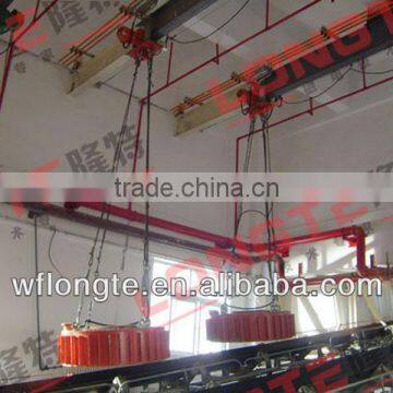 Suspension dry electromagnetic iron separator