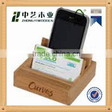 factory suppliers sale FSC&SA8000 mobile phone wooden holder for factory wholesale