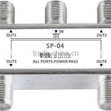 Satellite 4-Way Splitter