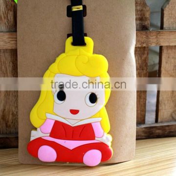 top quality pvc luggage tag with loop manufacturer