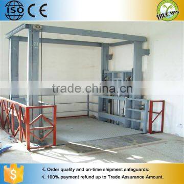 Single column and double column,the four pillars GUIDE hydraulic lifting platform