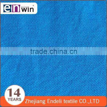 Custom Single Jersey Blue Pique 100 Cotton Knitted Fabric for T-shirt