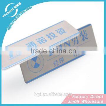 Wholesale promotional gift and craft high quality custom metal nameplate