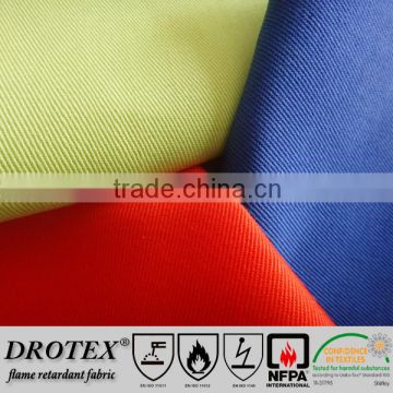 SGS certified wholesale combed woven cotton flame resistant fabric