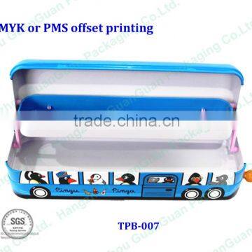 Easy Open Lock Tin Box Metal Pencil Box Pencil Case photo-3