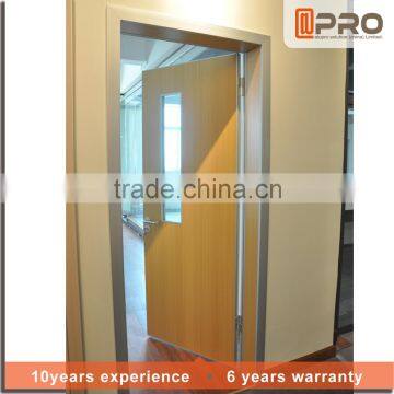 mdf interior wooden door with soundproof and slushing for bedroom and office