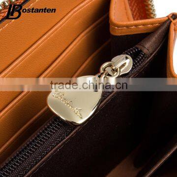 Hand Bag Wallet Women Zipper Genuine Leather Wallet With Cell Phone and Coin Pocket photo-5