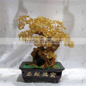 Wholesale gemstone tree citrine tree fortune tree