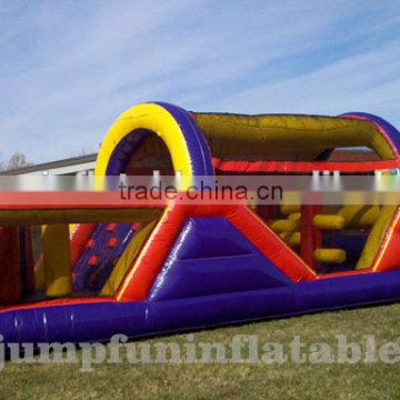 Great quality Inflatable Obstacle Challenge adults course obstacle inflatable running