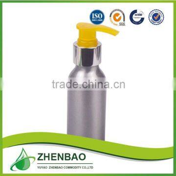 Customized aluminum shampoo bottles with screw cap