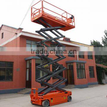 12m self-propelled hydraulic electric scissor lift