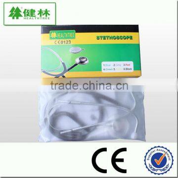 2015 HOT SALE!!! High quality black single head stethoscope, medical equipments manufacture