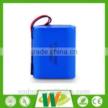 LiFePO4 18650 battery pack 11.1V 22.2V 3.2Ah with PCM for Emergency lamp