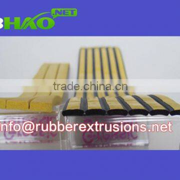 I shape rubber self adhesive seal strip