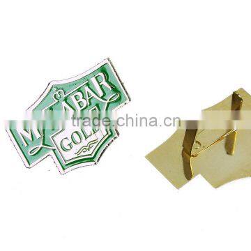 Stamped logo plate custom metal label for hangbag