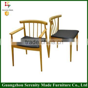 2016 New wooden chair design used coffee shop