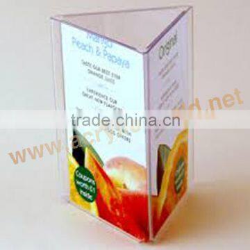 Acrylic Freestanding Menu Poster Displays Acrylic Sign Holder Acrylic Display Show Card Menu Holders photo-2